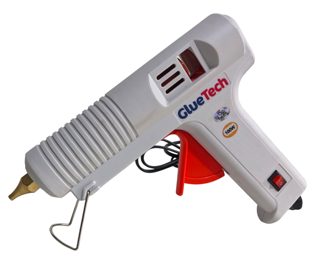Hot glue gun 100w KIT + 12  color glue sticks, UK plug Professional KIT
