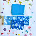 Curious Minds Sun Print Paper Kit, 10 Sheet Pack of Cyanotype Paper, 18x13 cm Sheets