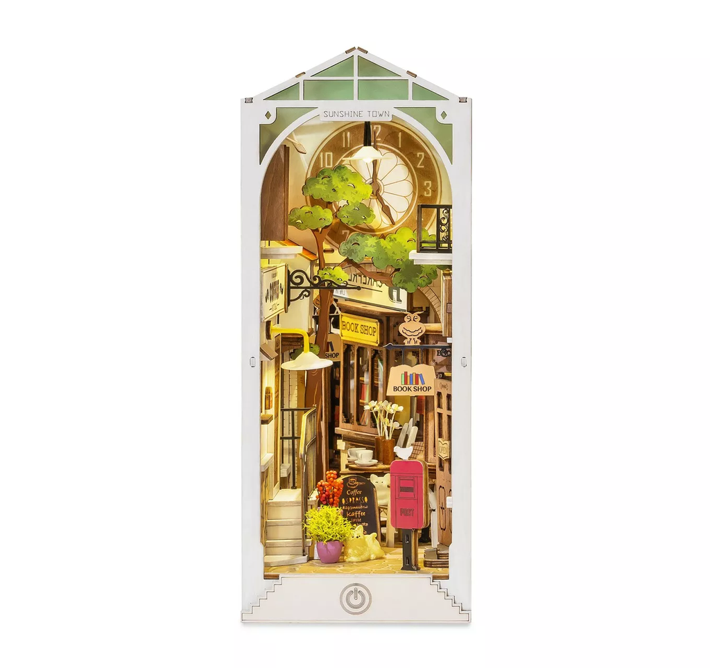 Sunshine Town 3D Book Nook Wooden Puzzle TGB02