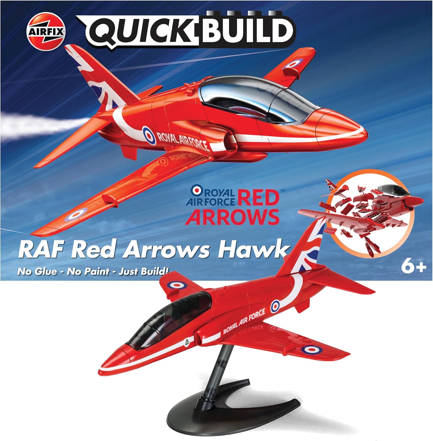 J6018 Quickbuild Red Arrows Hawk