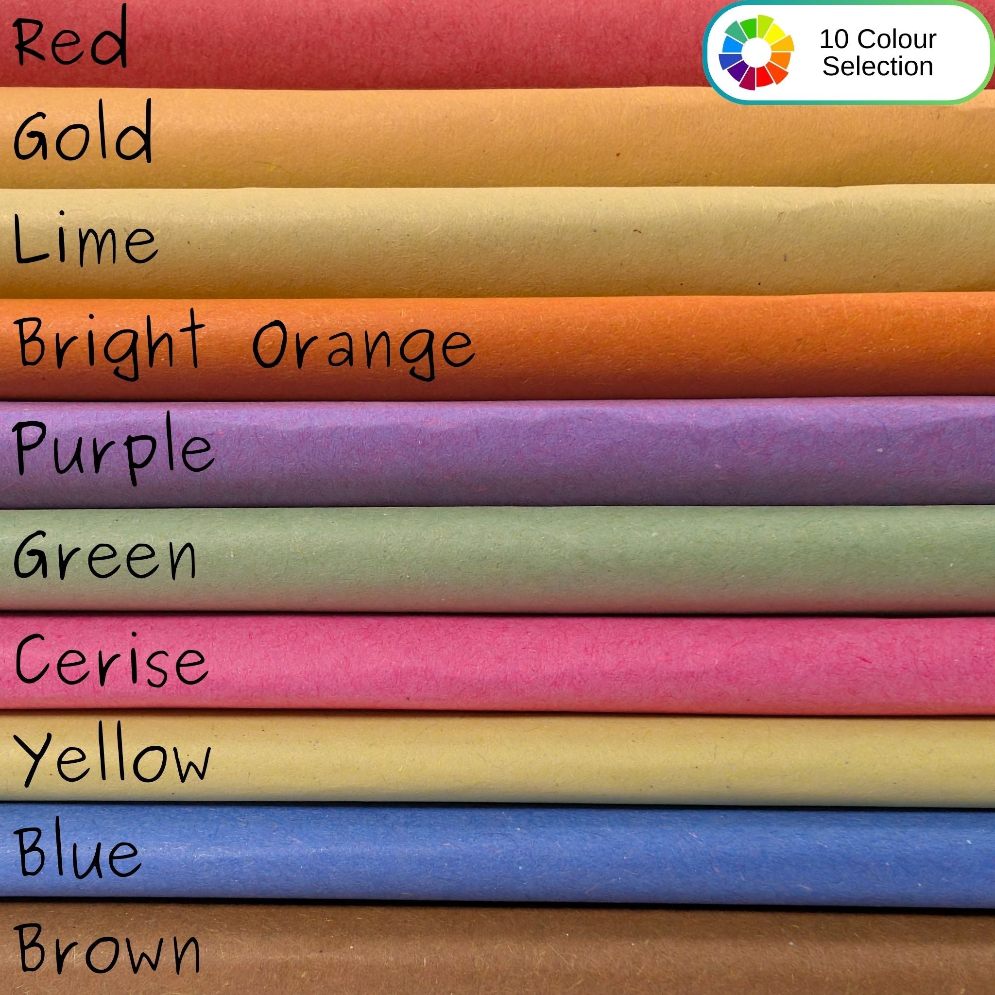 Bright A3 Sugar Paper 100gsm 10 Colours