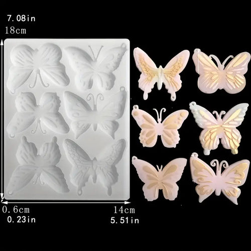 Butterfly-Shaped Silicone Resin Mould– DIY Jewelry & Crafting Mould