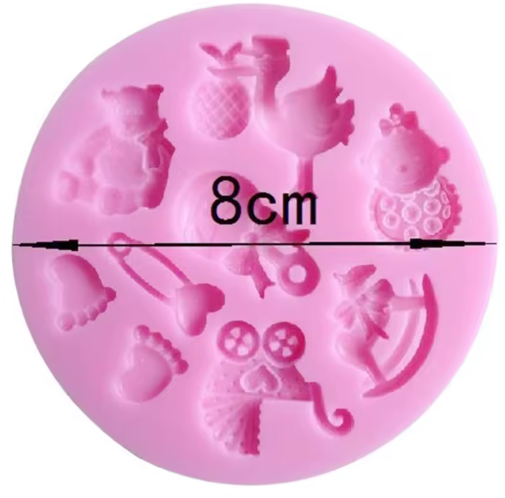 Silicone Mould Baby, Car, Bear, Expoxy Resin Mould