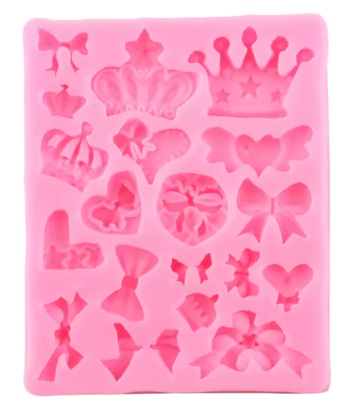Crown Bows Silicone Mold Resin, Epoxy, Jewelry & DIY Crafts