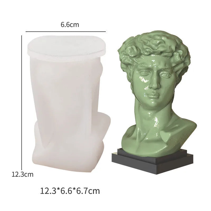 DIY Human Figure Silicone Mold - Unique Flower Pot Craft Tool