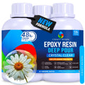 CRAFT RESIN Deep Pour Up to 2" Casting Epoxy 1.5L | Crystal Clear, Mix (2:1)