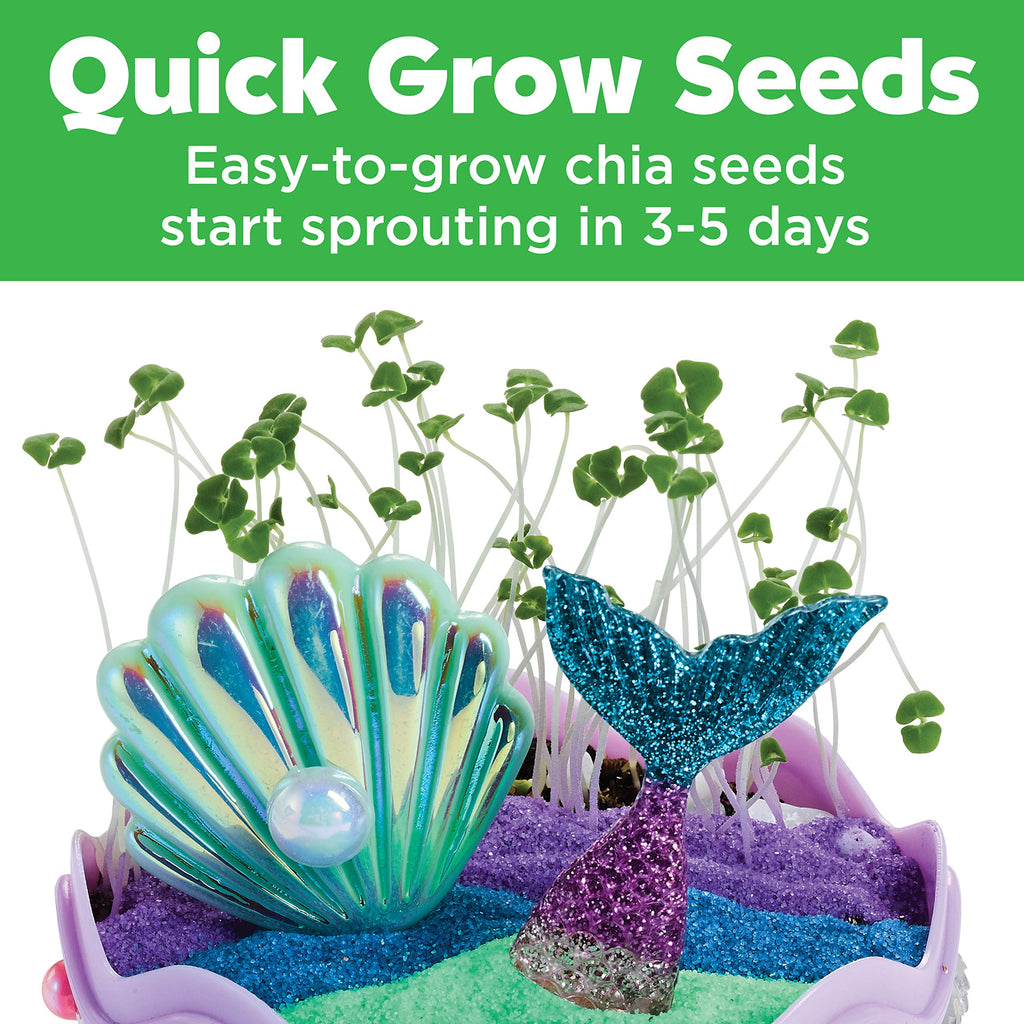 Creativity for Kids Mini Garden Mermaid Terrarium Kit | Mermaid Gifts for Girls, STEM Craft for Ages 6+