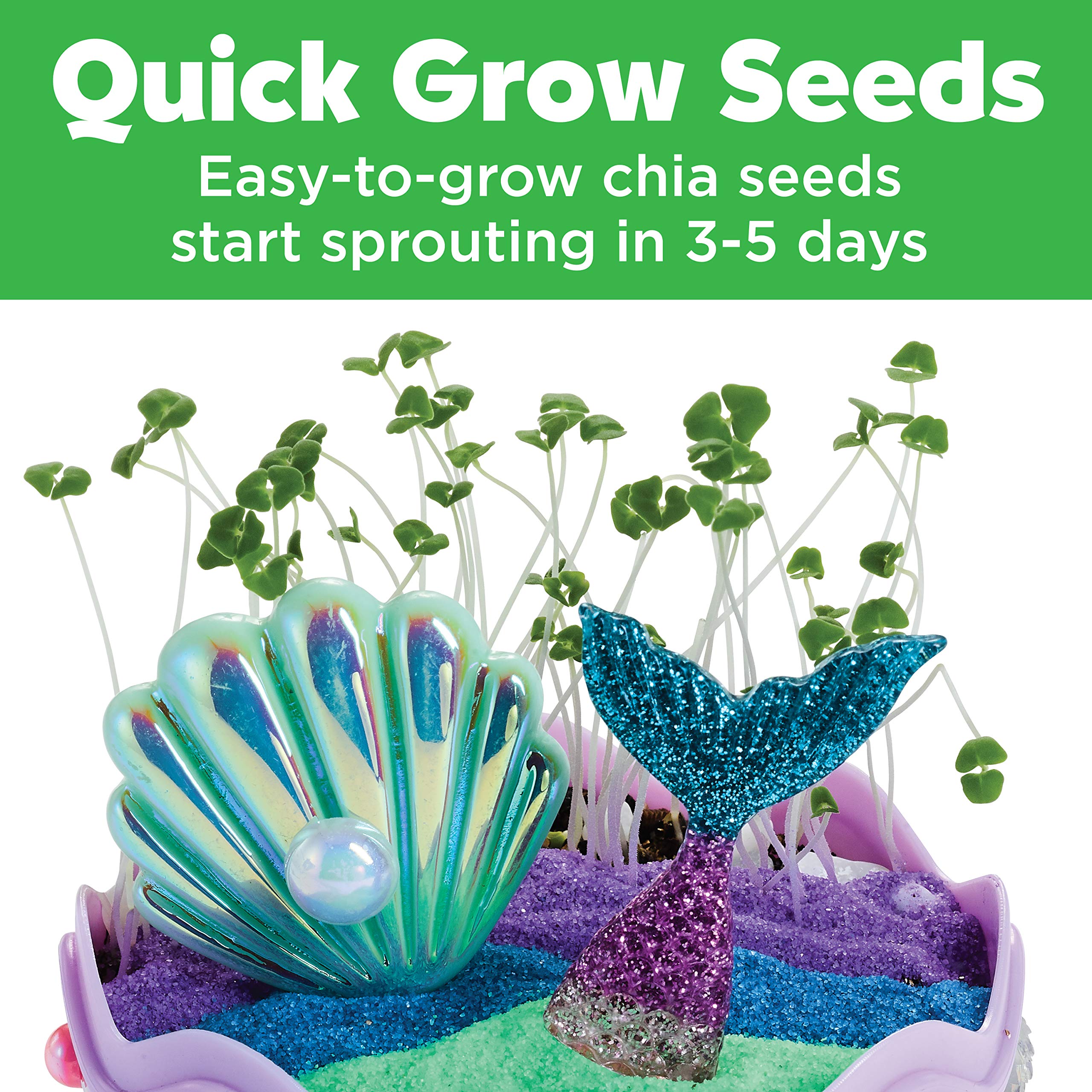Creativity for Kids Mini Garden Mermaid Terrarium Kit | Mermaid Gifts for Girls, STEM Craft for Ages 6+