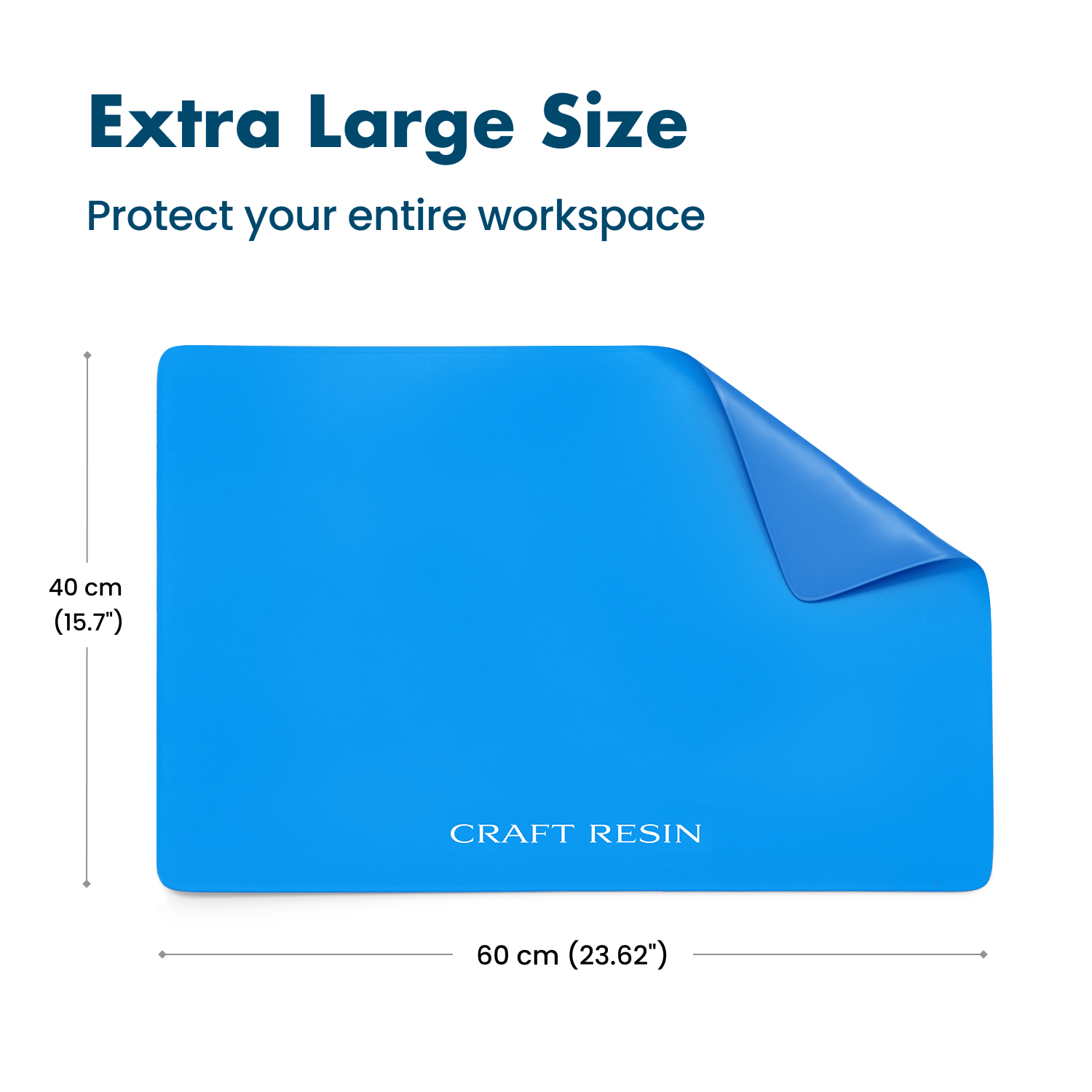 Extra Thick Silicone Craft Mat – 60x40 cm, 1.3 mm
